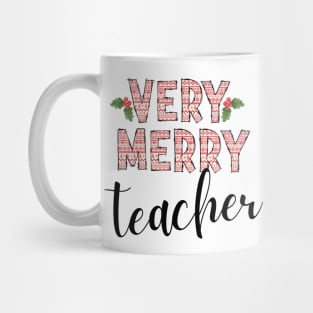 Very Merry Teacher Mug